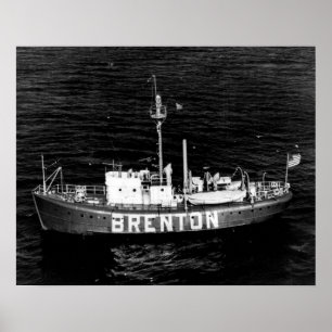Affisch för Brenton revLightship LV-102/WAL-525