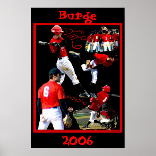Affisch för Burge recentiorbaseball