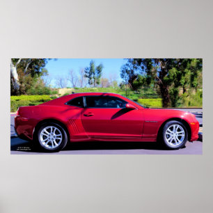AFFISCH FÖR CHEVY CAMARO