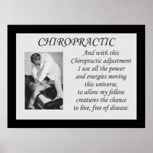 Affisch för Chiropracticjusteringscitationstecken