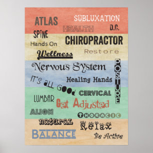 Affisch för Chiropracticordkontor