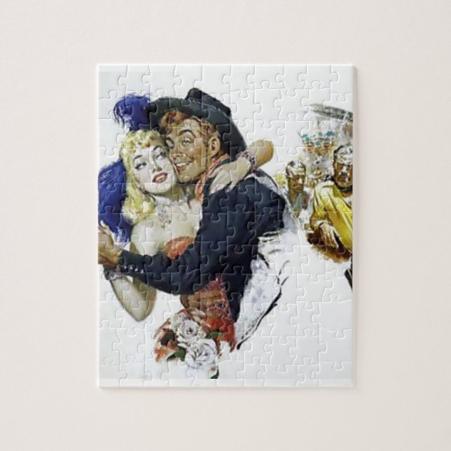 Affisch för dans för pub för Cowboy för Pussel (Vertikal)