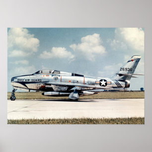 Affisch för F-84F Thunderstreak