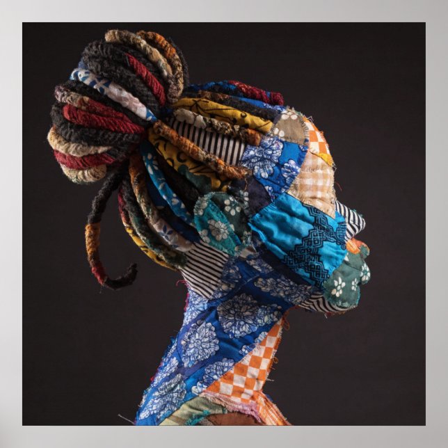 Affisch för firande av färgrika svarta kvinnor (Framsidan)