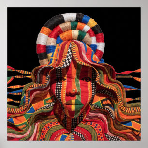 Affisch för firande av färgrika svarta kvinnor