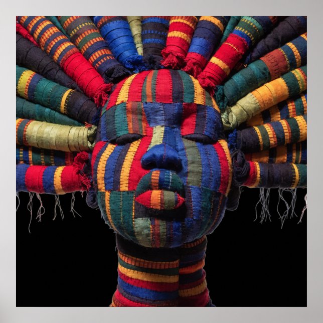 Affisch för firande av färgrika svarta kvinnor (Framsidan)