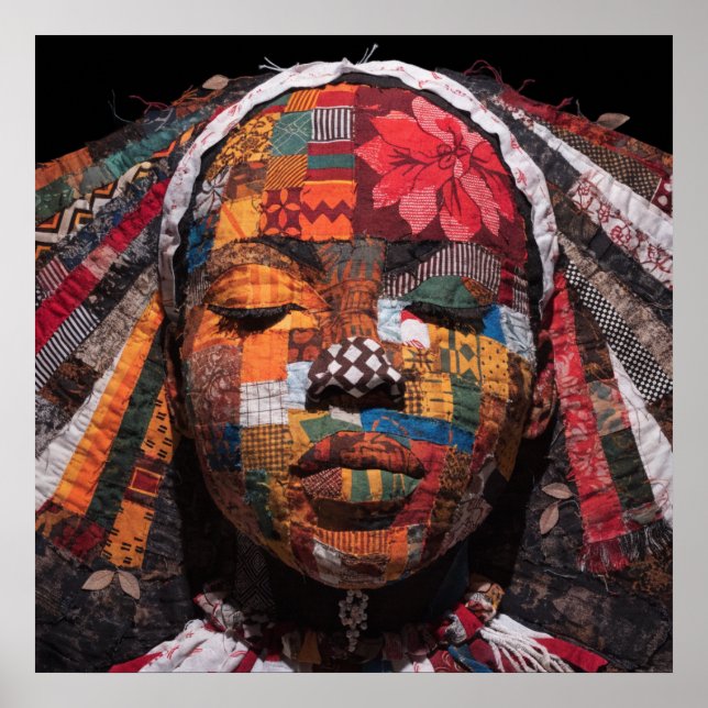 Affisch för firande av färgrika svarta kvinnor (Framsidan)