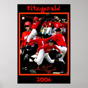 Affisch för Fitzgerald recentiorbaseball