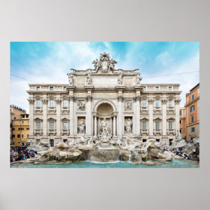 affisch för fontän för rome italientrevi FRÅN 8,99