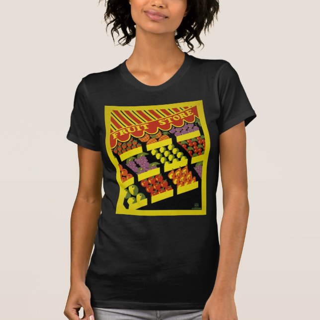 Affisch för fruktlager WPA - T-shirt (Framsida)