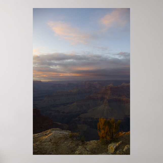 Affisch för grand Canyonsolnedgång 2 (Framsidan)