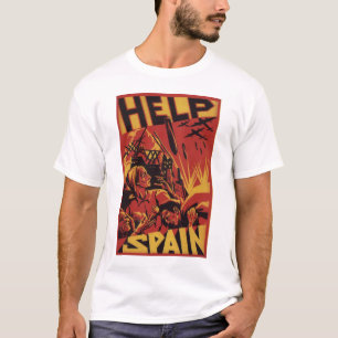 Affisch för hjälpSpanien (1937) _Propaganda T Shirt