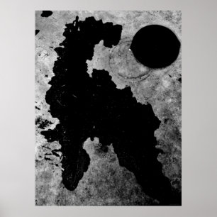 Affisch för konst "för vattenhäst- & lock" JTG