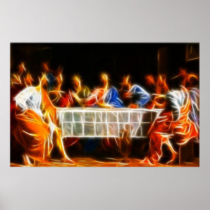 Affisch för kvällsmål för Jesus Kristusjumbo