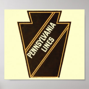 Affisch för logotyp för Pennsylvania
