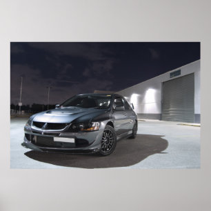 Affisch för Mitsubishi evolution 8
