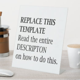 Affisch för modern golvreklam