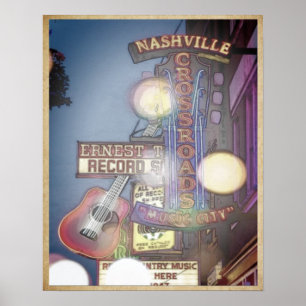 Affisch för Nashville musikstad
