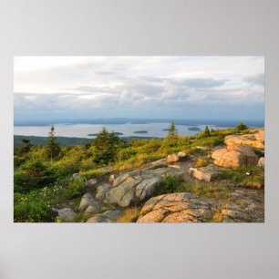 Affisch för nationalpark för Cadillac bergAcadia