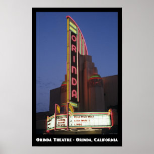 Affisch för Orinda Theatre 11x17