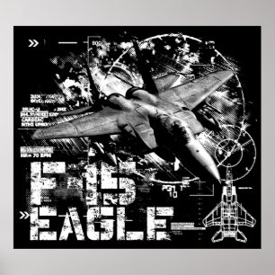 Affisch för örn F-15