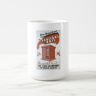 Affisch för Outhouse WPA Kaffemugg