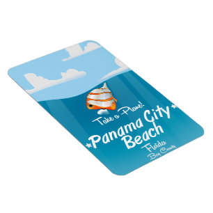 Affisch för Panama City strandFlorida vintage Magnet