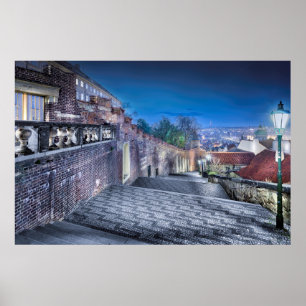 Affisch för Prague slotttrappor