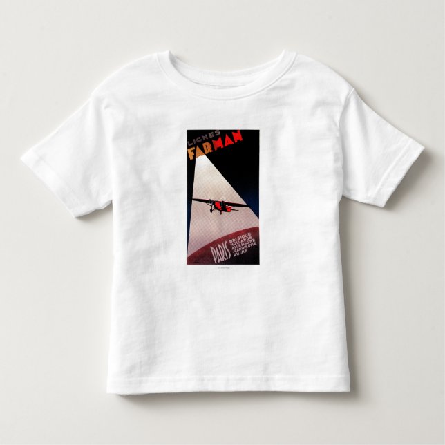 Affisch för Promo för Farman flygbolagFarman 300 T-shirt (Framsida)