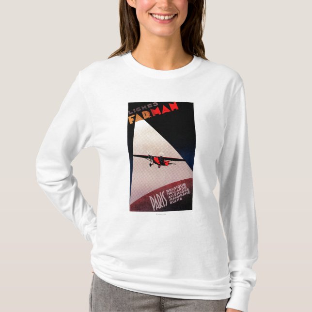 Affisch för Promo för Farman flygbolagFarman 300 Tee (Framsida)