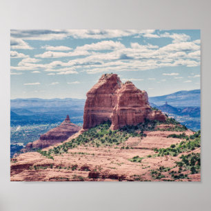 Affisch för Sedona röd stenar