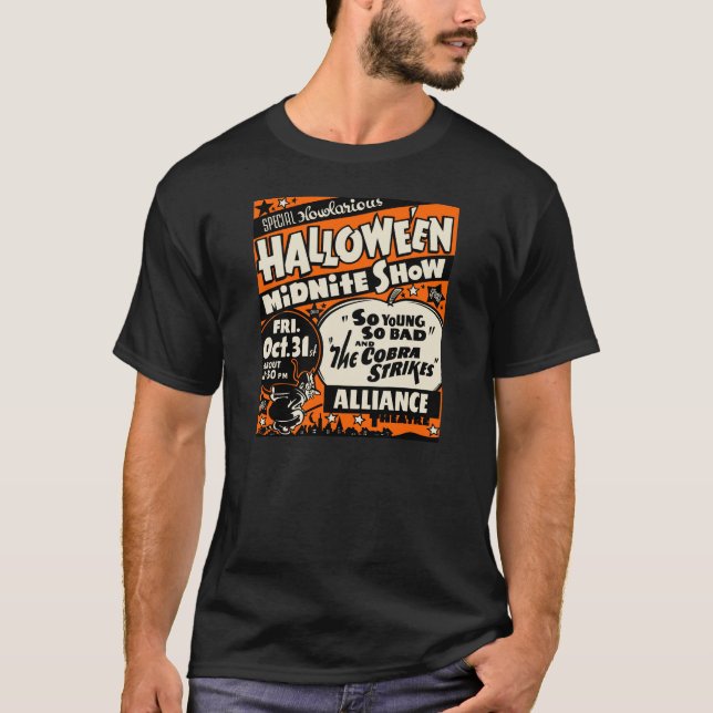 affisch för Show för 50-talHalloween spöke T Shirt (Framsida)