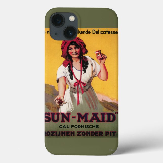 Affisch för Sol-Maid Kalifornien russin (Baksida)