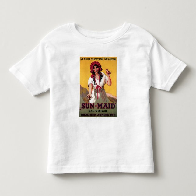 Affisch för Sol-Maid Kalifornien russin Tee Shirt (Framsida)