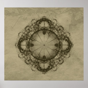 Affisch för Steampunk vintagekonst