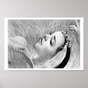 Affisch för svandrottningBallerina