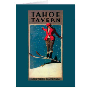 Affisch för Tahoe krogPromo Hälsningskort