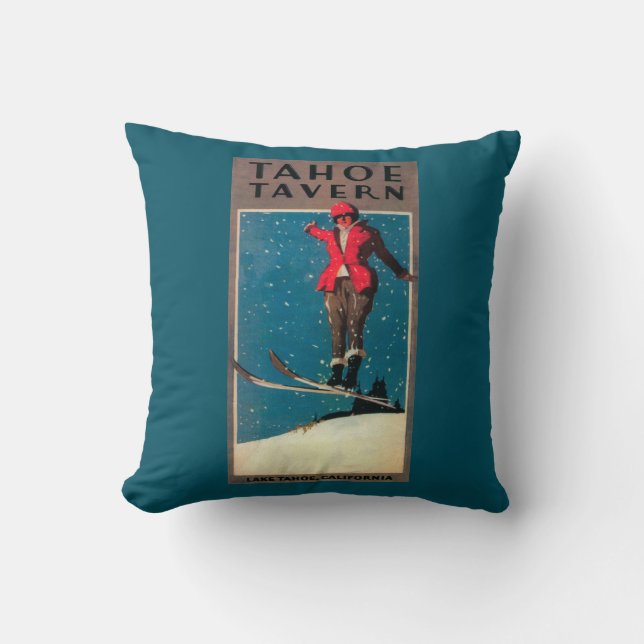 Affisch för Tahoe krogPromo Kudde (Framsida)