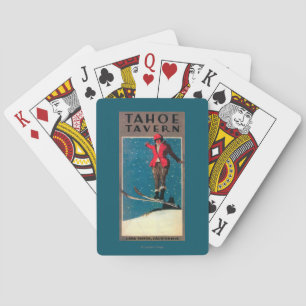 Affisch för Tahoe krogPromo Spelkort