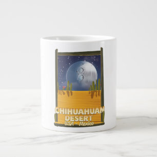 Affisch för Tecknad av Chihuahuan Desert Jumbo Mugg