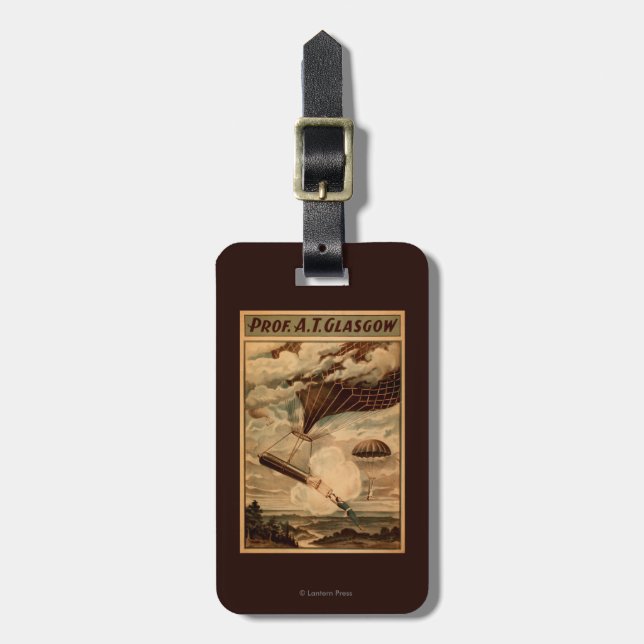 Affisch för Theatre för Glasgow luftballongcirkus Bagagebricka (Vertikal Framsida)