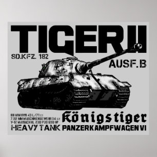 Affisch för tiger II