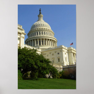 Affisch för US-huvudstadWashington DC