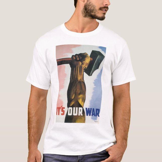 Affisch för världskrig II T-shirt (Framsida)