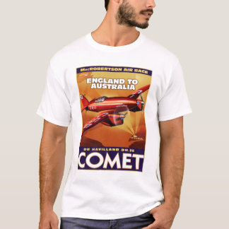 Affisch för vintagelufttävling t-shirt