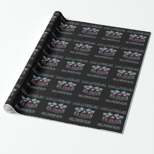 Affisch Hollywood Blvd. Inpackningspapper Presentpapper