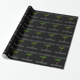 Affisch Hollywood Blvd. Inpackningspapper Presentpapper