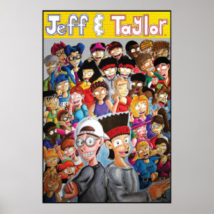 Affisch: Huvudsakliga tecken Poster