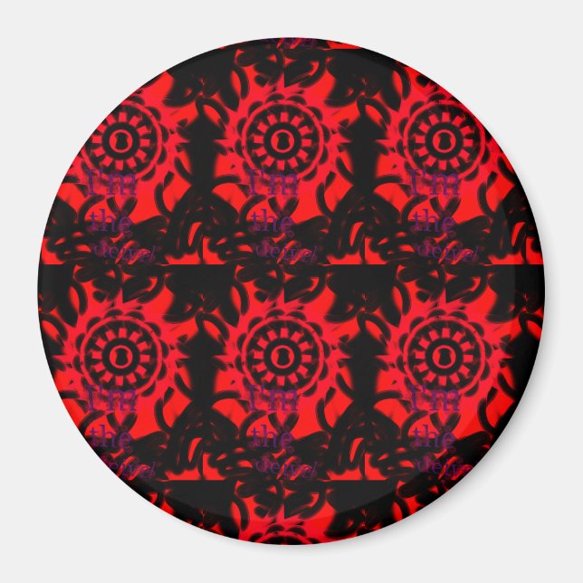 Affisch. Jag är djävulen  Magnet (Framsidan)