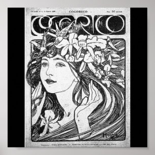 Affisch-Klassiker Konst-Mucha 3 Poster